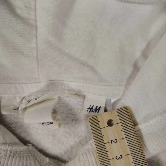 H&M L.O.G.G. Women's White "Dirty Dancing" Pullover Hoodie Size L - Picture 2 of 8